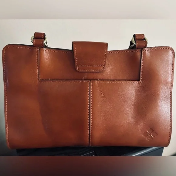 Patricia Nash Rosina Cut Out Tooled Leather Handbag EUC - Picture 5 of 11